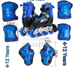 Skating Shoe With Safety Guard For Boys Girls