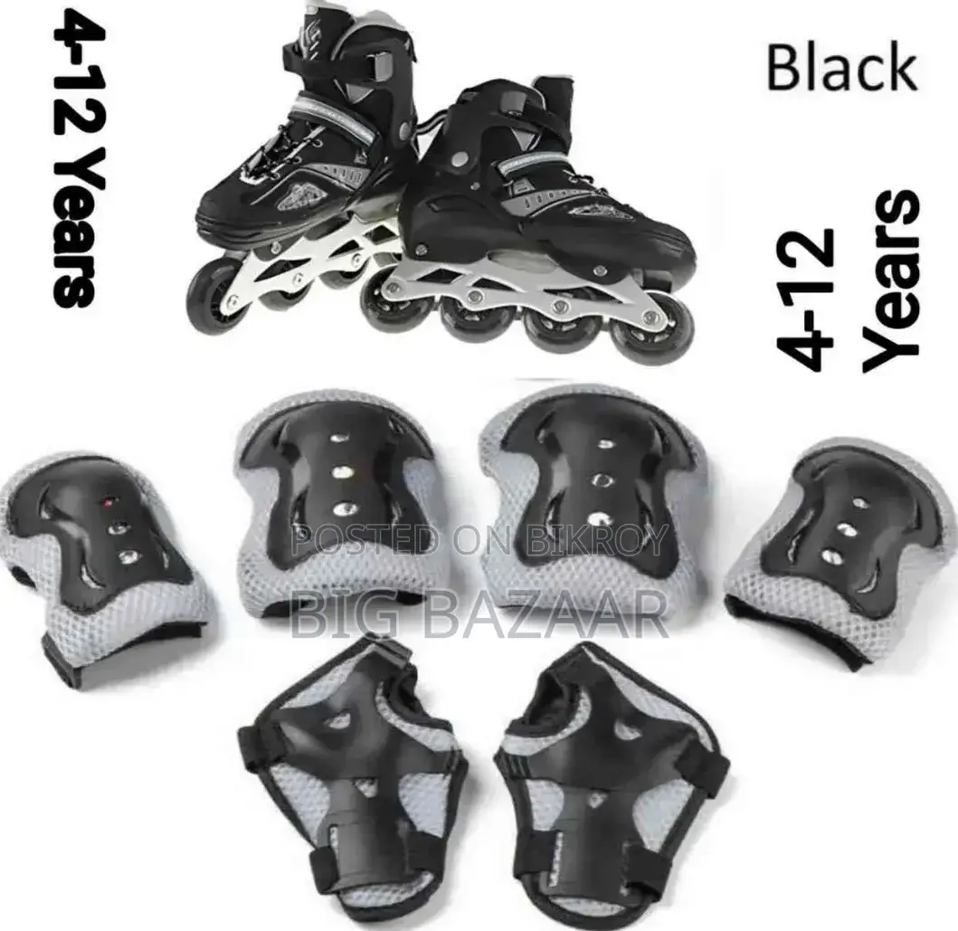Skating Shoe With Safety Guard For Boys Girls