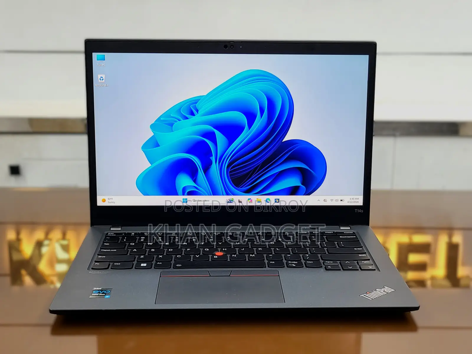 Laptop Lenovo ThinkPad T14s Gen 2 32GB Intel Core i7 SSD 512GB