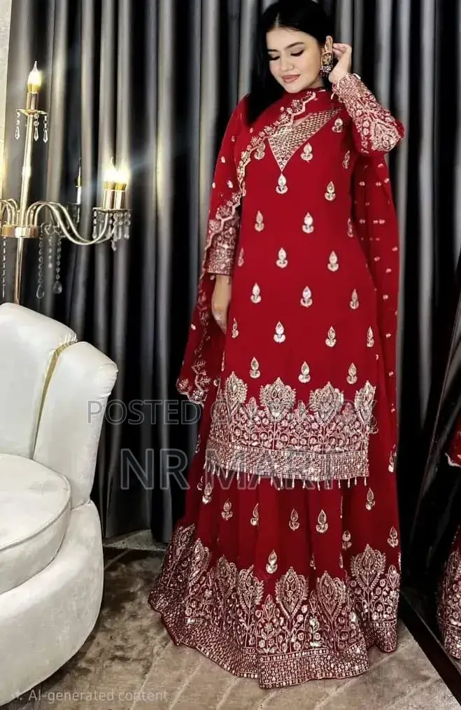 ঈদ স্পেশাল পার্টি প্রিমিয়াম সফট জর্জেট থ্রি পিস