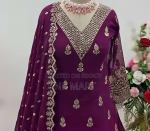 ঈদ স্পেশাল পার্টি প্রিমিয়াম সফট জর্জেট থ্রি পিস