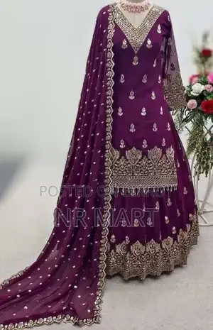 ঈদ স্পেশাল পার্টি প্রিমিয়াম সফট জর্জেট থ্রি পিস