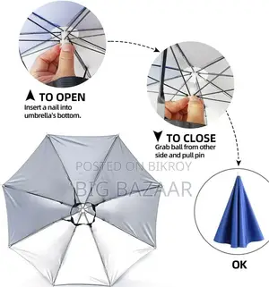 Hands-free Umbrella Hat
