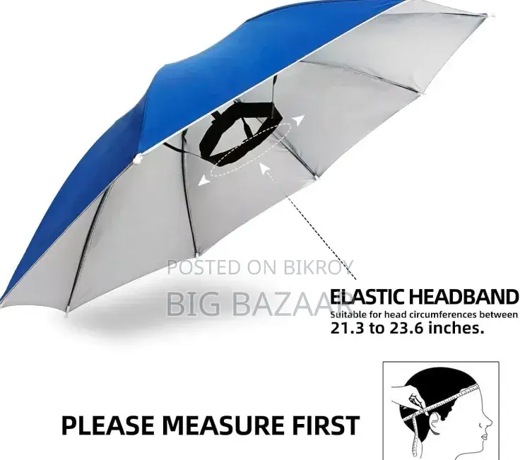 Hands-free Umbrella Hat