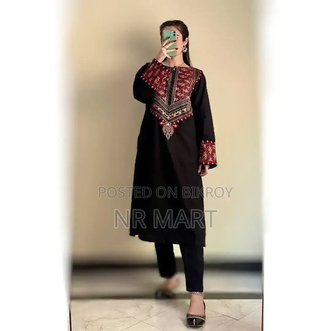 Salap Cotton 2 Piece Full Embroidery Work