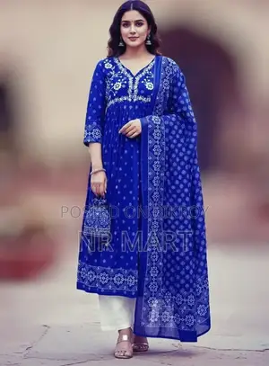 রেডিমেড নায়রা কাট থ্রি পিস