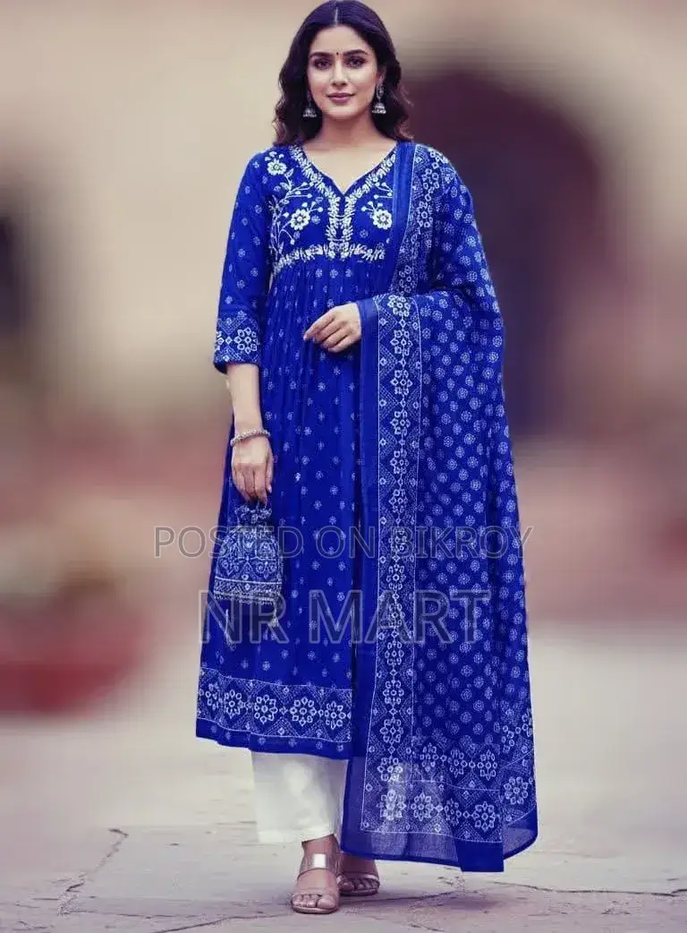 রেডিমেড নায়রা কাট থ্রি পিস