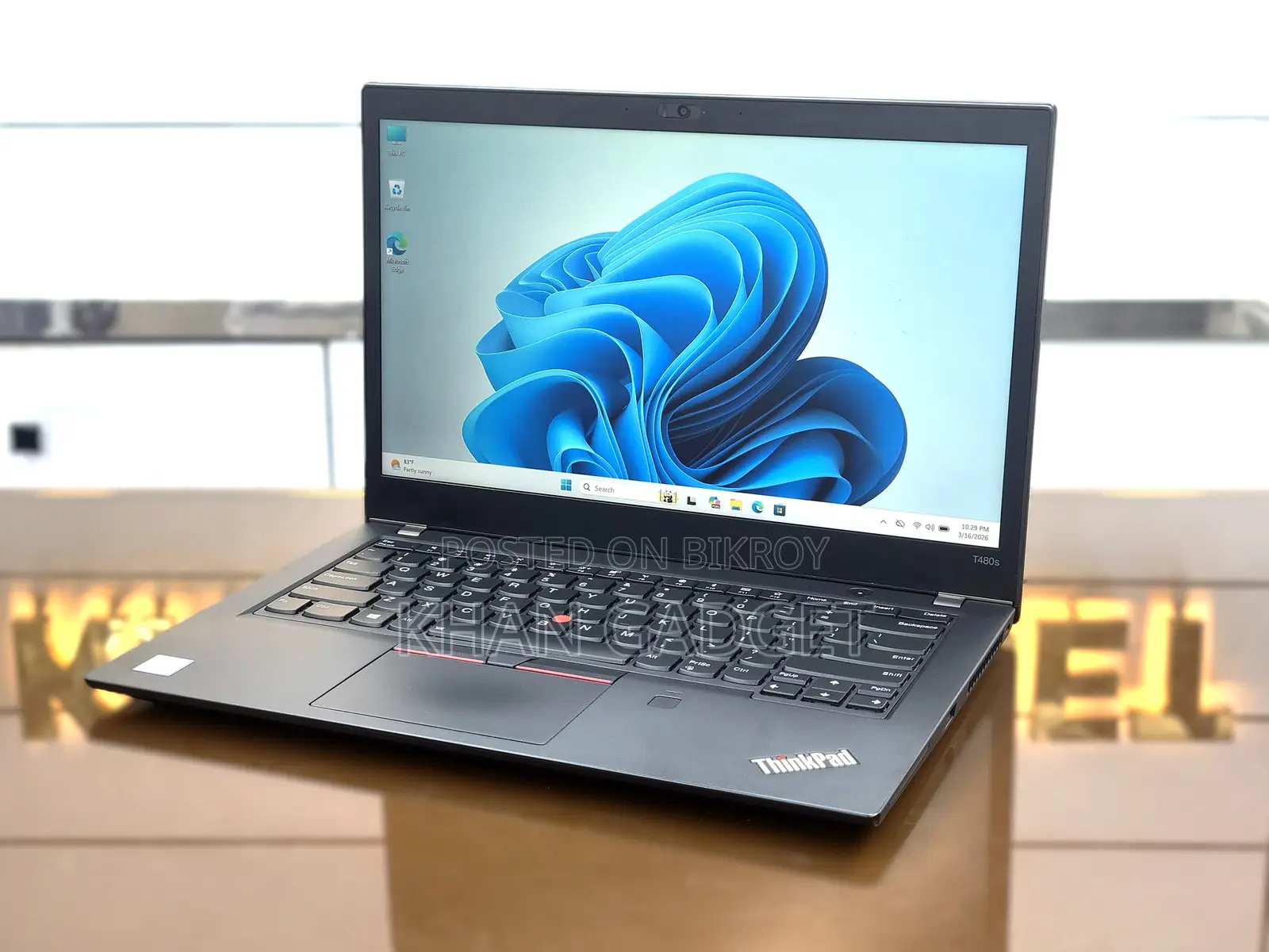 Laptop Lenovo ThinkPad T480s 8GB Intel Core I7 SSD 256GB