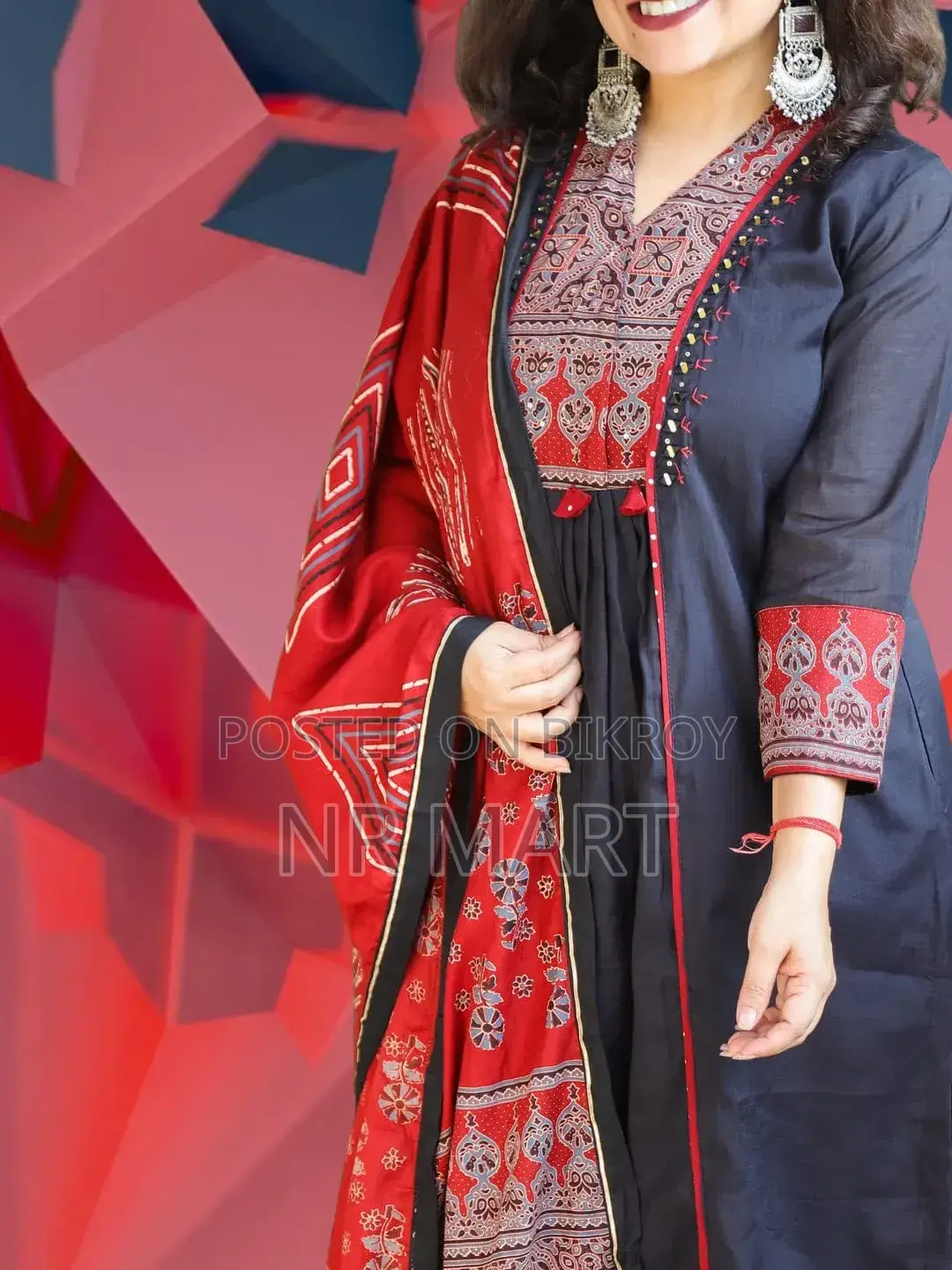 Premium Cotton Readymade Three Piece