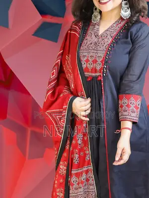 Premium Cotton Readymade Three Piece