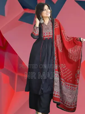 Premium Cotton Readymade Three Piece