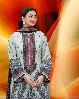 Cotton Silk Digital Print Three Piece