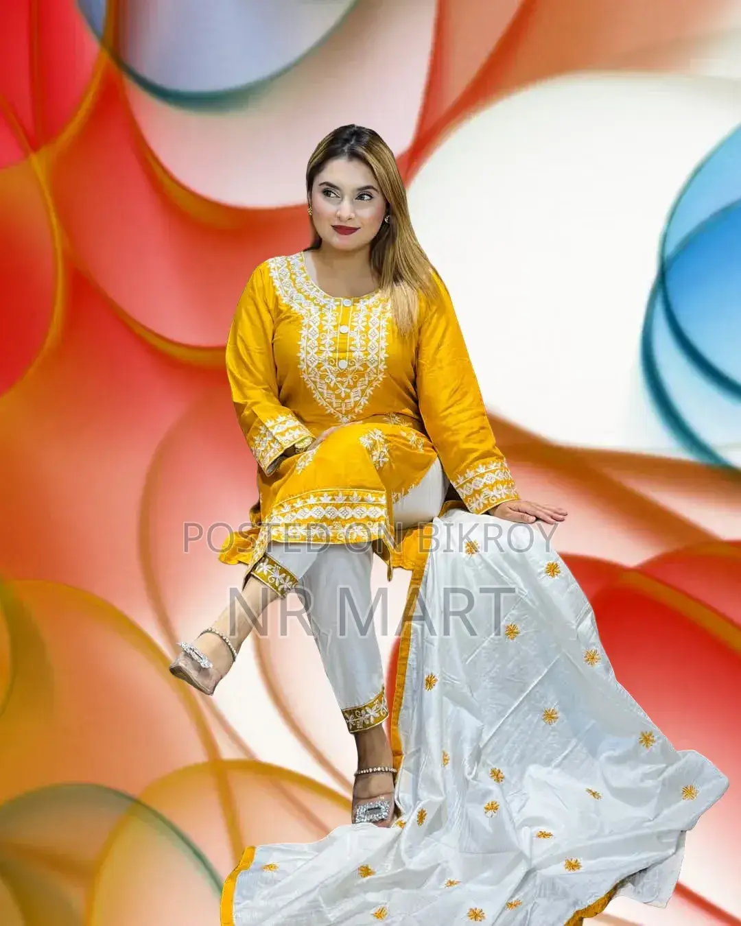 Chikankari Necklace Design Embroidery Work
