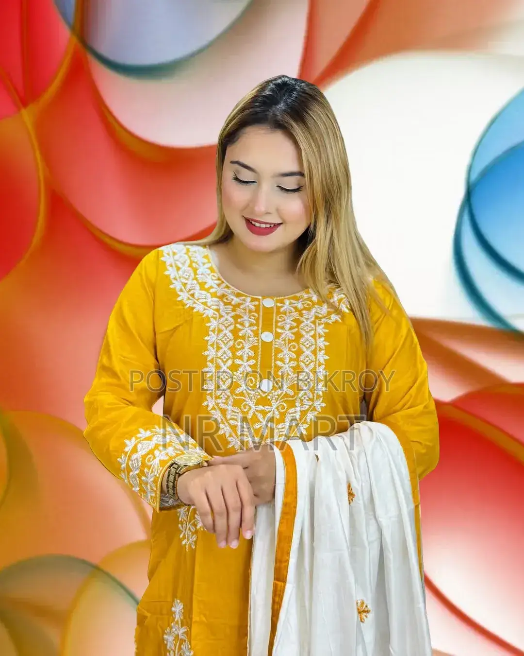 Chikankari Necklace Design Embroidery Work