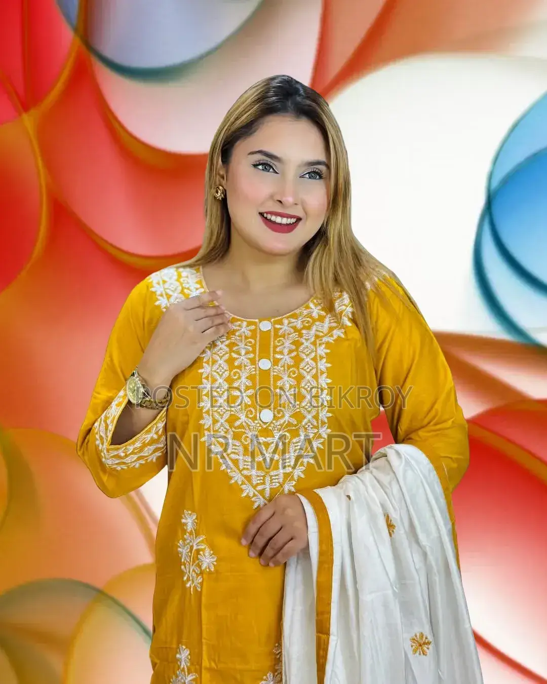 Chikankari Necklace Design Embroidery Work