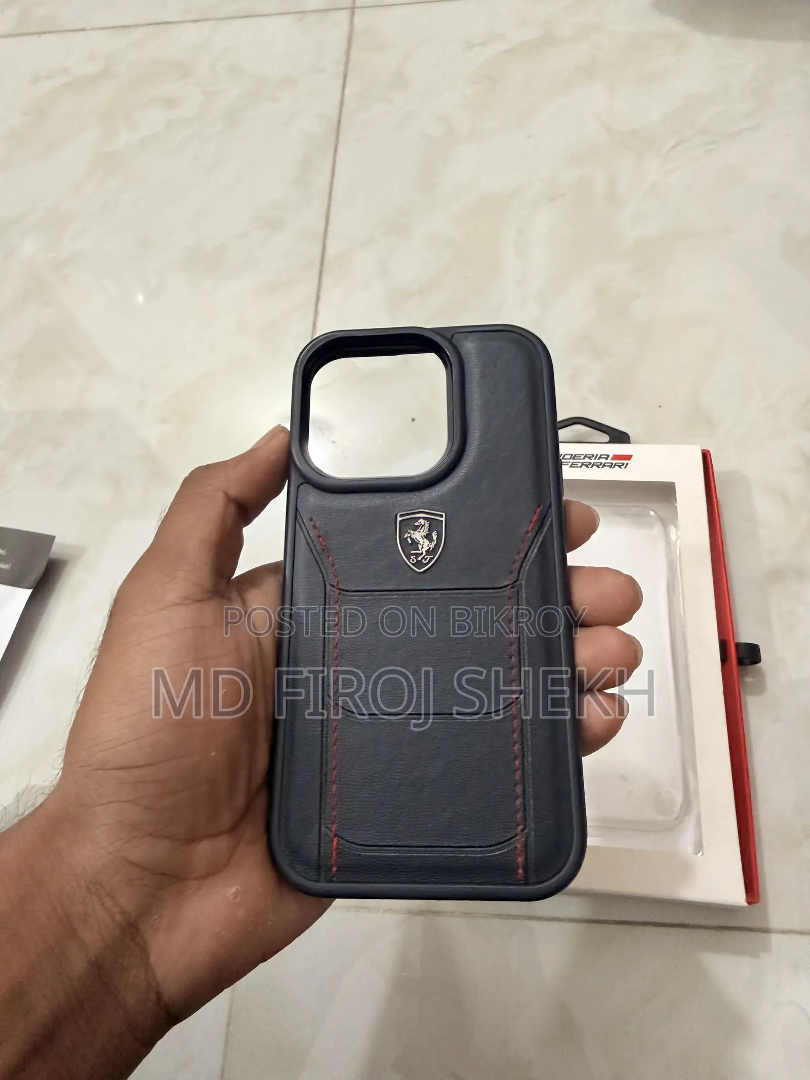 iPhone 14 Pro ফেরারি লেদার কেস