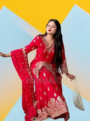 Premium Indian Fox Georgette Sharara Set