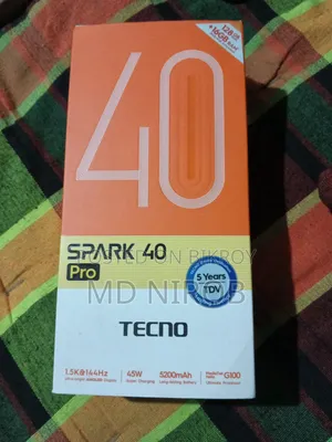 Tecno Spark 40 Pro 128 GB Black