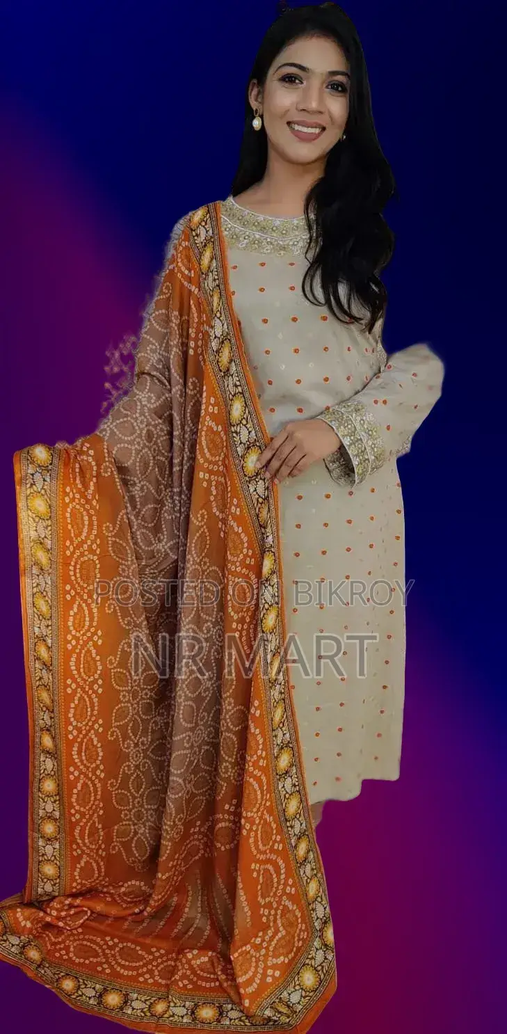 চমৎকার লিনেন থ্রি-পিস কালেকশন