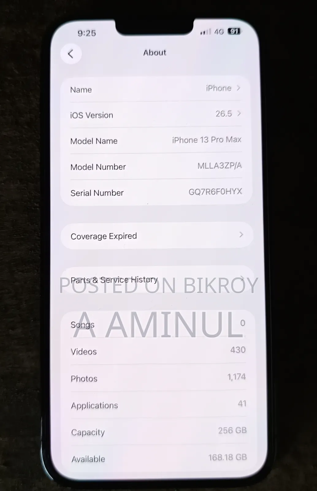 Apple iPhone 13 Pro Max 256 GB Black