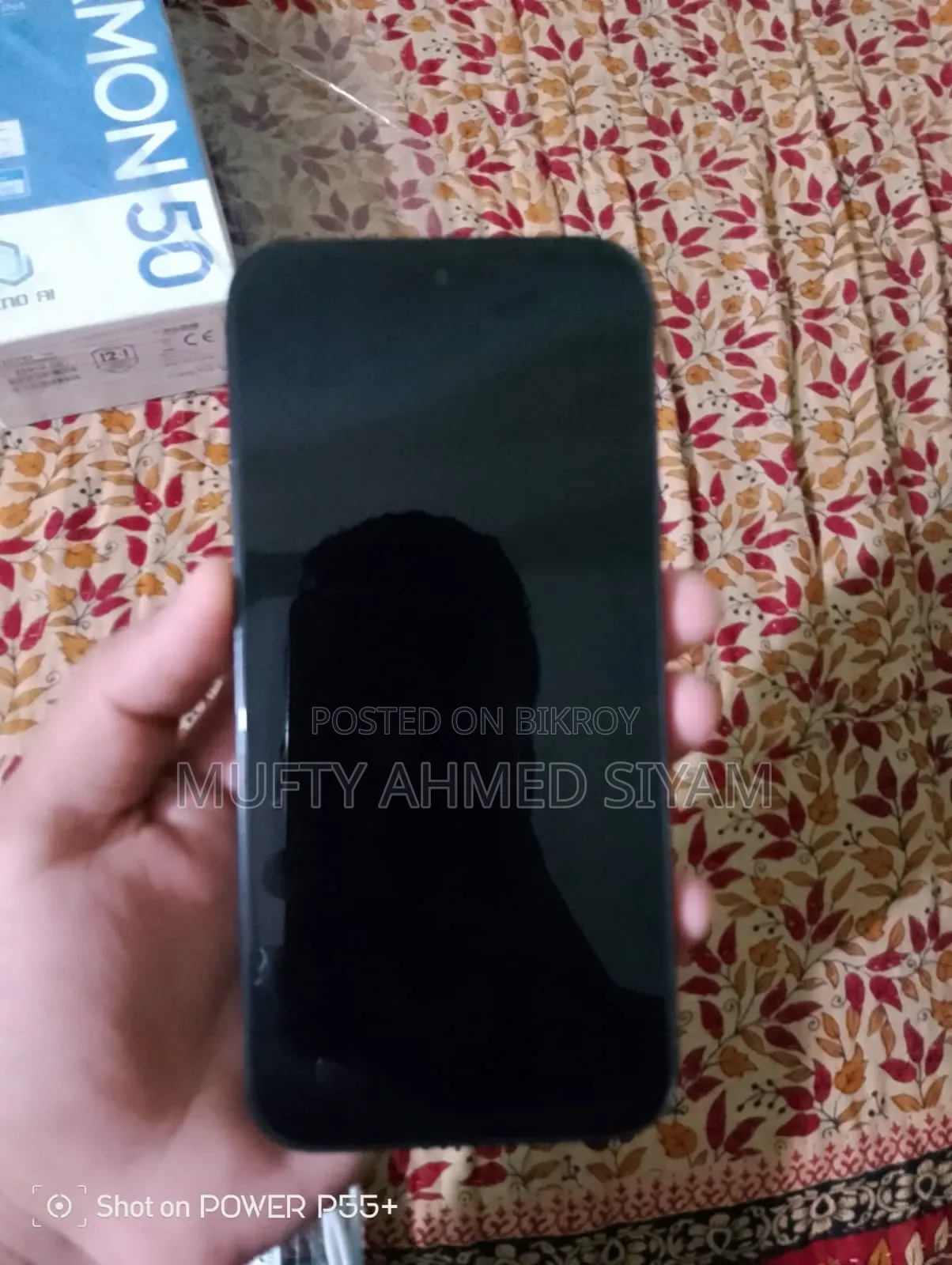 Tecno Camon 50 256 GB Black