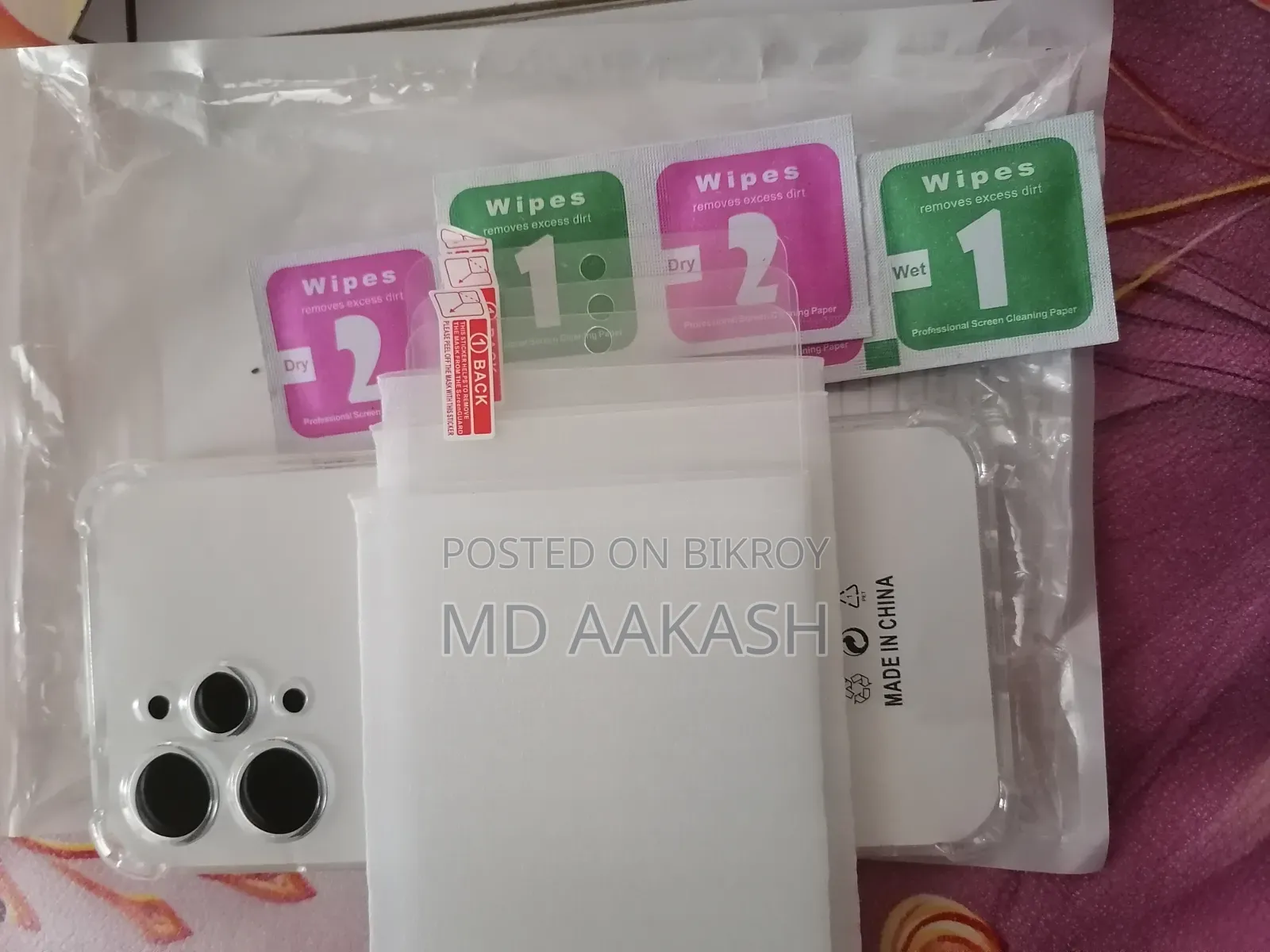 মোবাইল ব্যাক কভার স্ক্রিন প্রটেক্টর