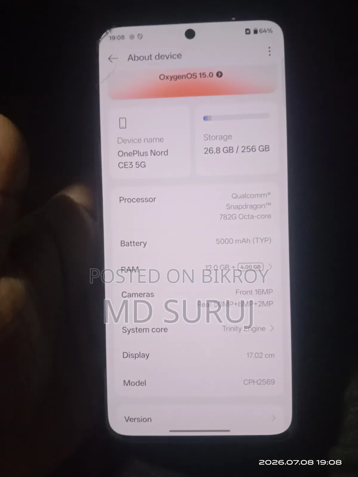 OnePlus Nord CE3 256 GB Black