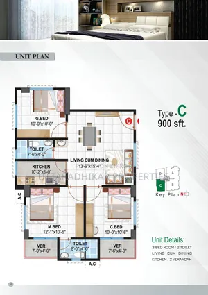 3-Bedroom Apartment in Upl Kashful, Cantonment for Sale