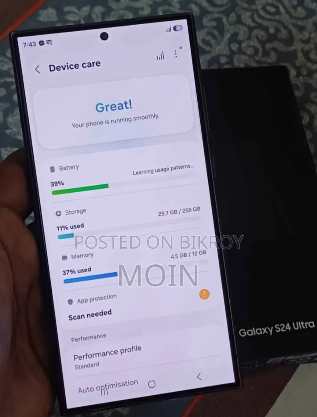 New Samsung Galaxy S24 Ultra 256 GB Gray