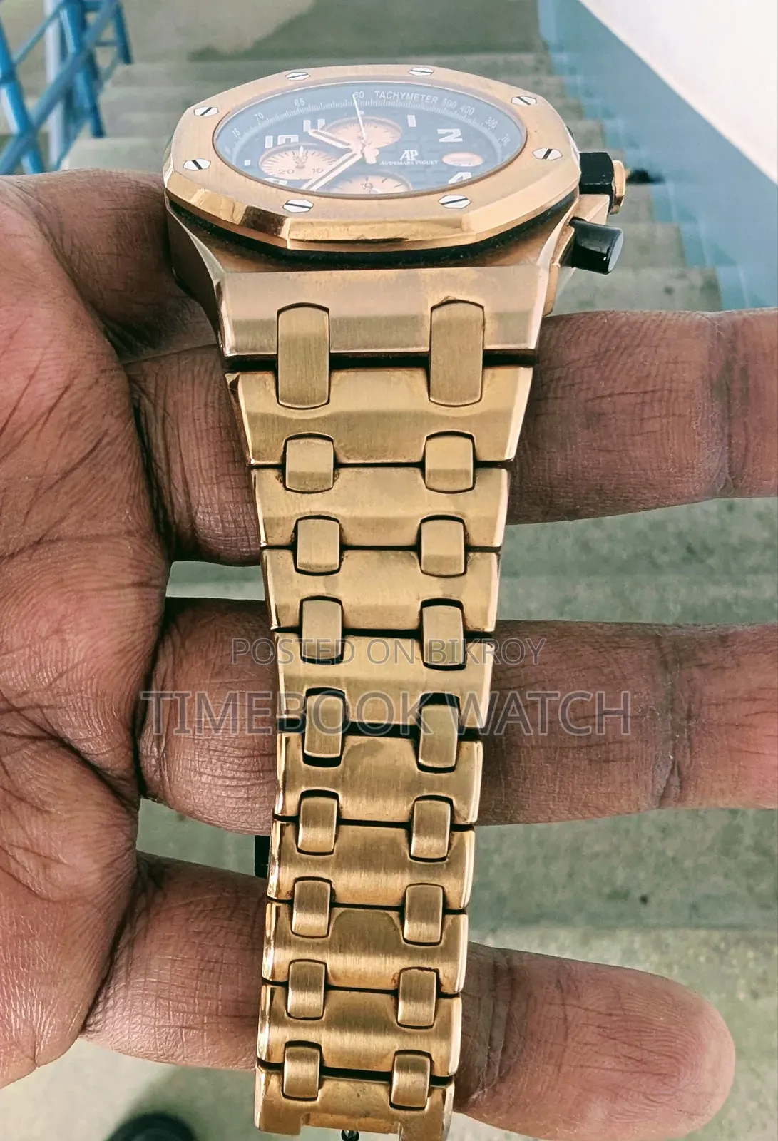 Ap(Audemars Piguet) Steel Watch Beautiful Design Color