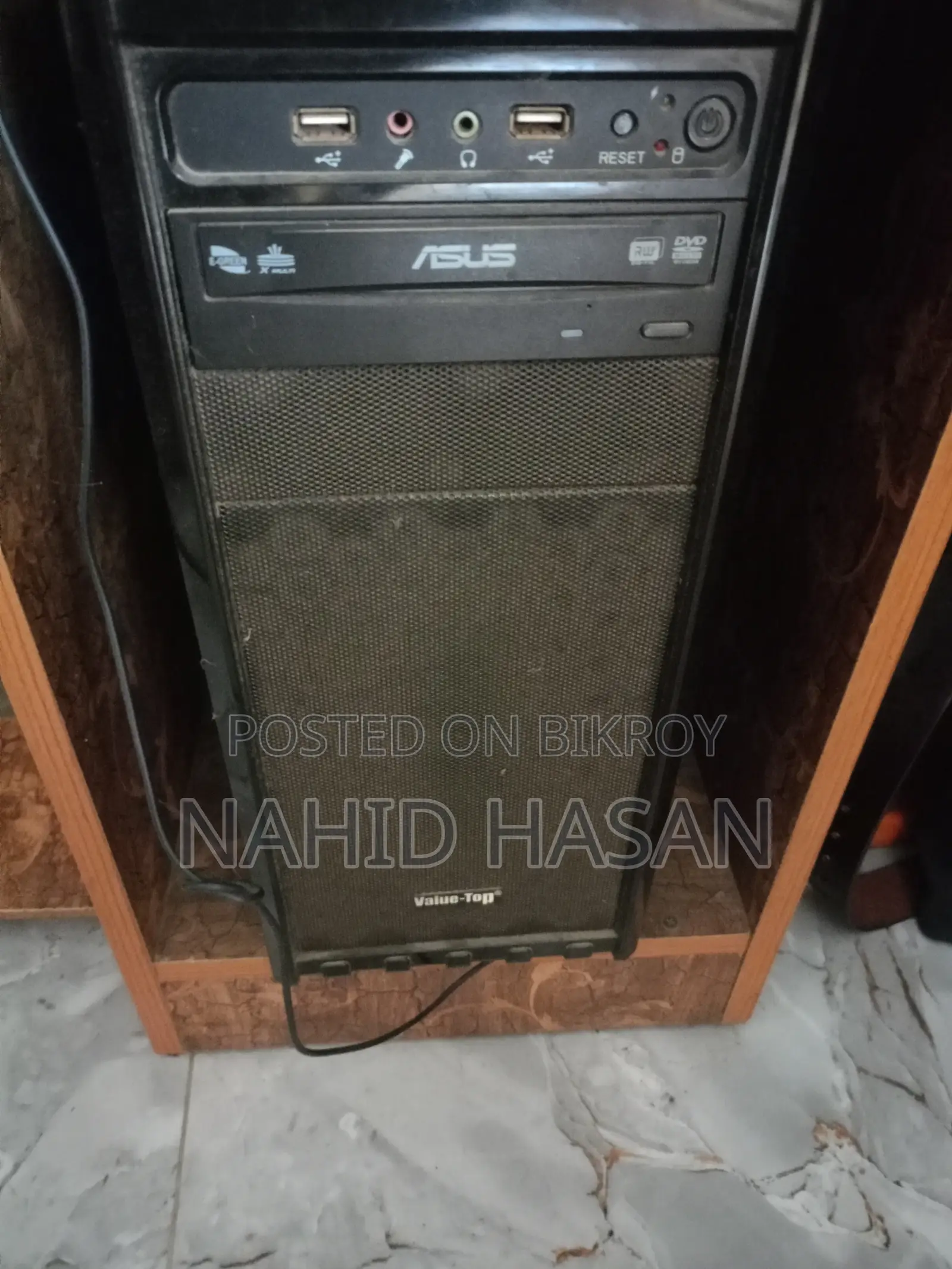 ডেস্কটপ কম্পিউটার ৪জিবি ইন্টেল কোর আই৩ এইচডিডি+এসএসডি ১টিবি
