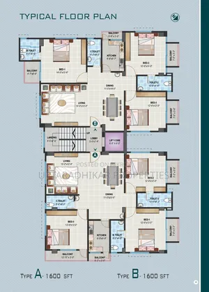 3-Bedroom Apartment in Upl Momotaj Villa, Mirpur for Sale