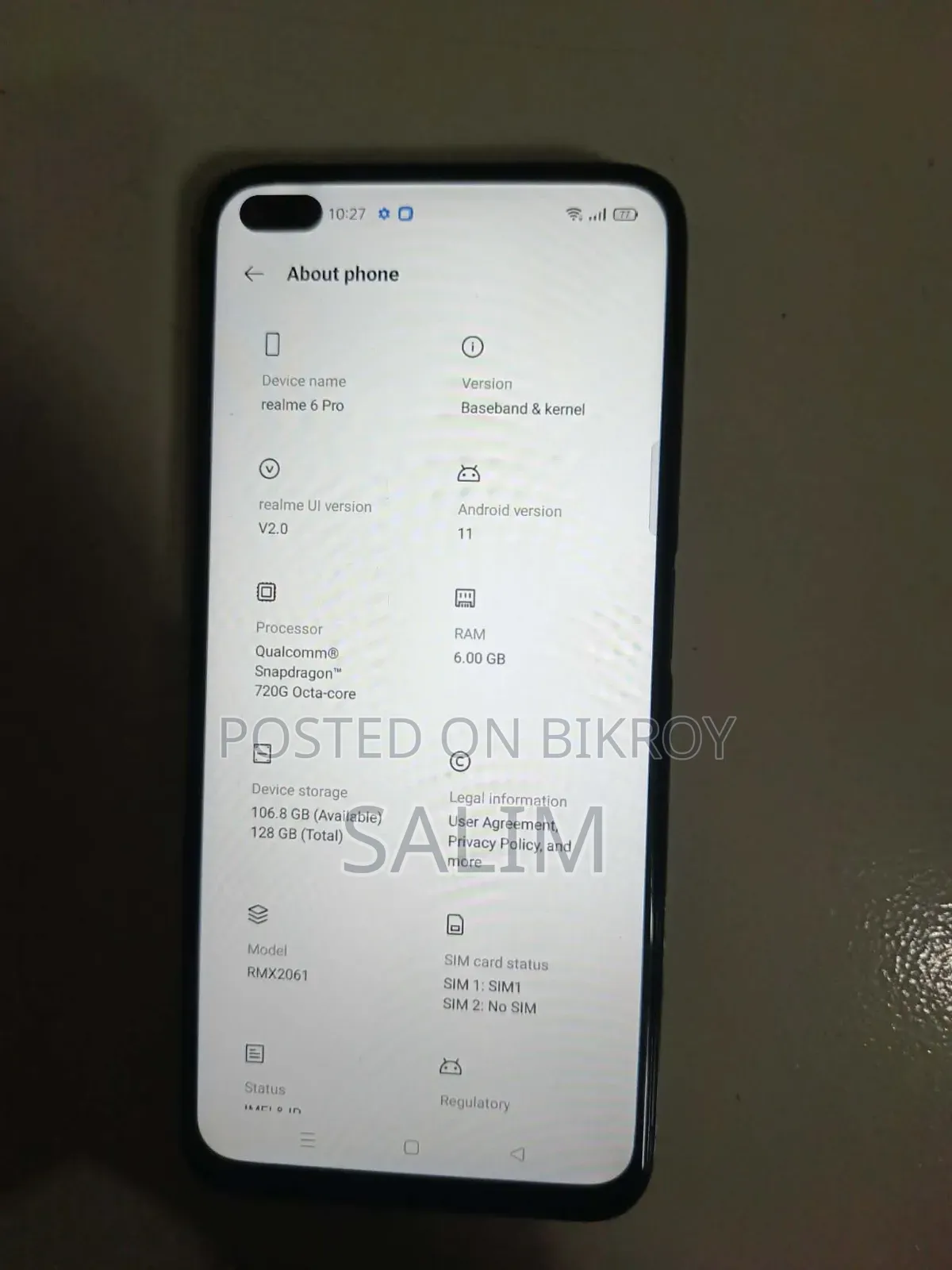 Realme 6 Pro 128 GB Blue