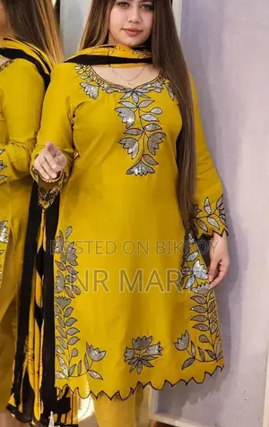 Premium Embroidery Sequence Three Piece