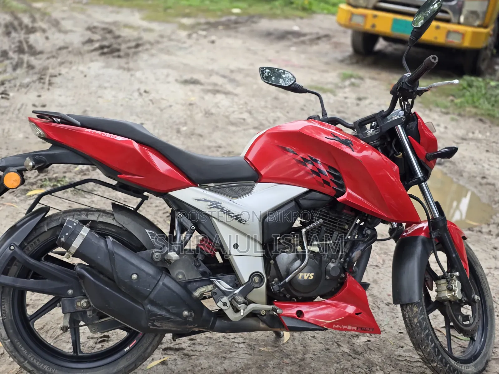TVS Apache RTR 160 4V 2022 Red
