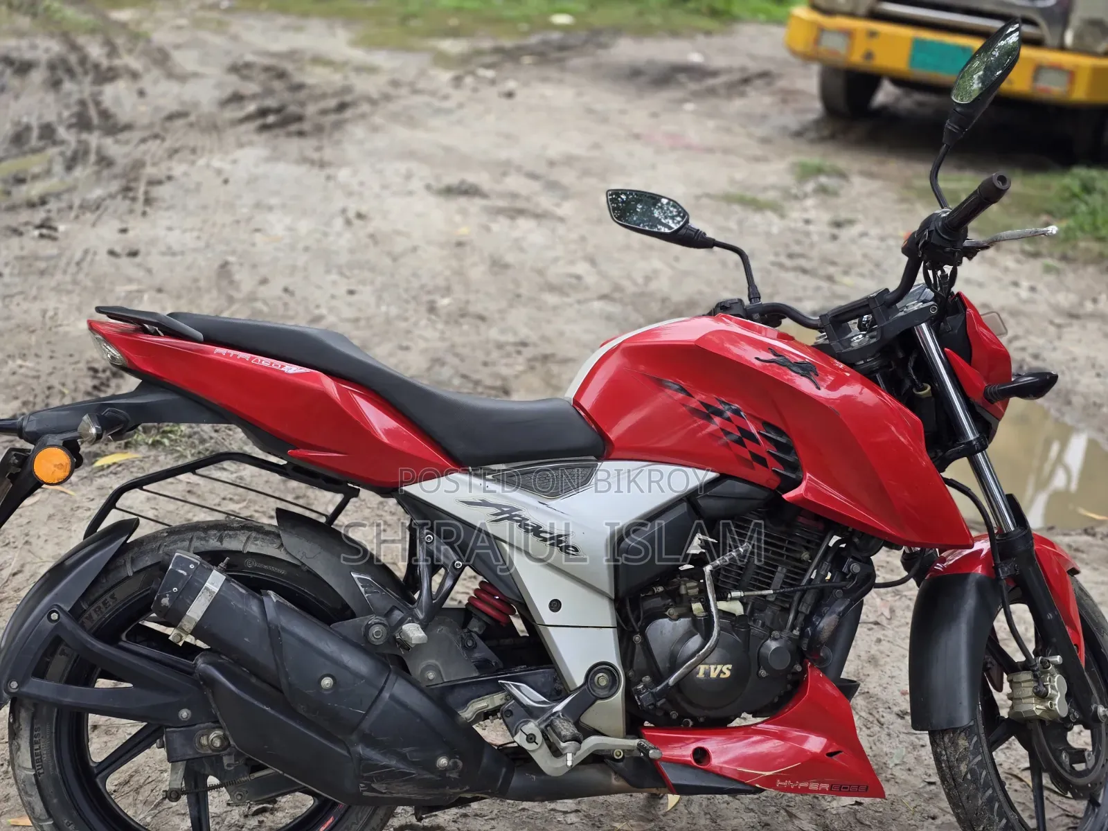 TVS Apache RTR 160 4V 2022 Red