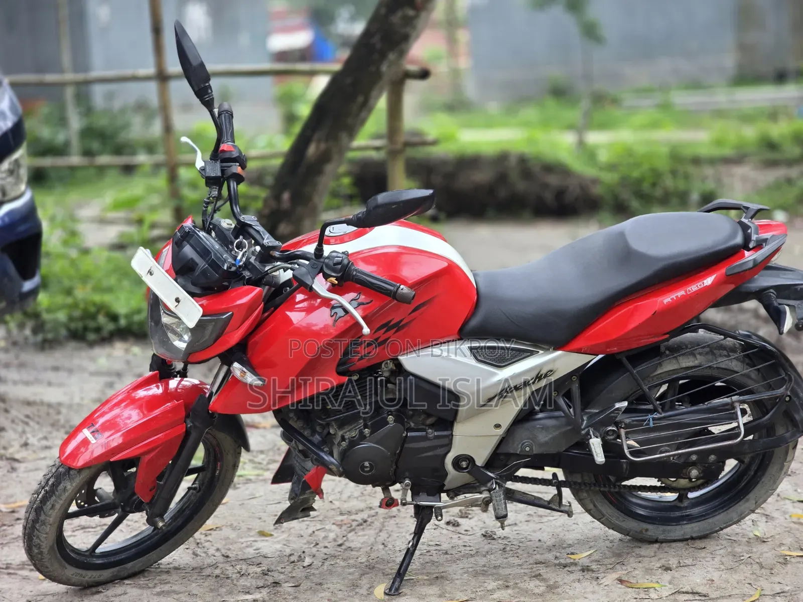 TVS Apache RTR 160 4V 2022 Red