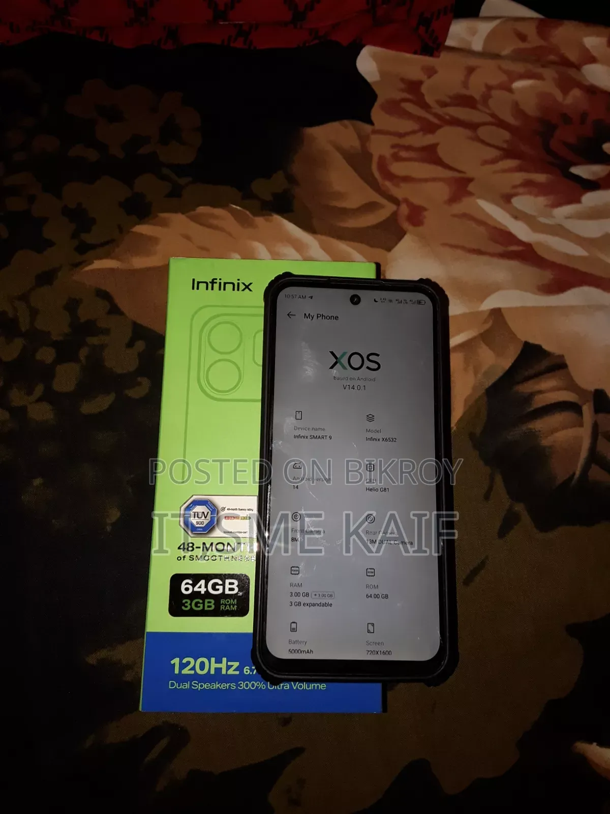 ইনফিনিক্স স্মার্ট ৯ ৬৪ জিবি কালো