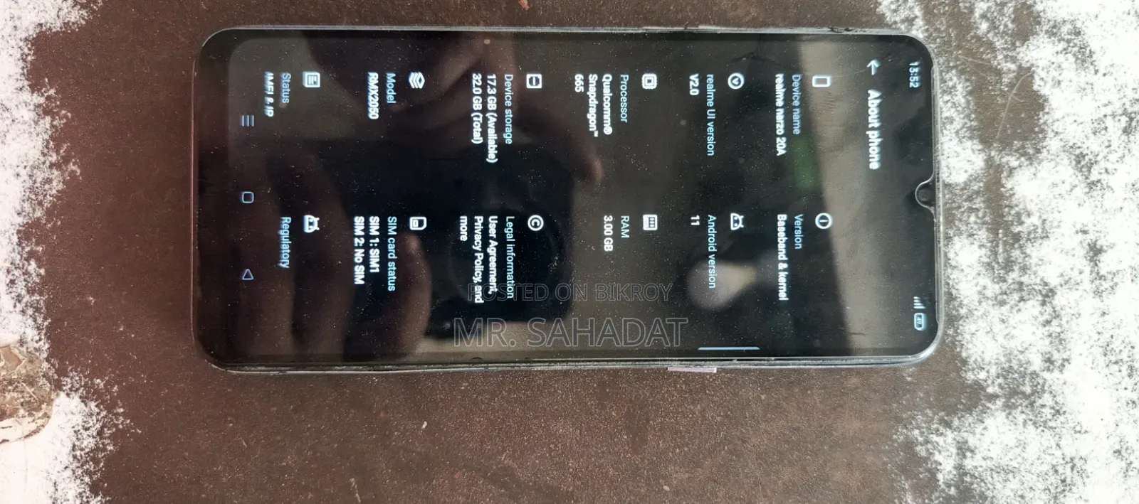 Realme Narzo 20A 32 GB Black