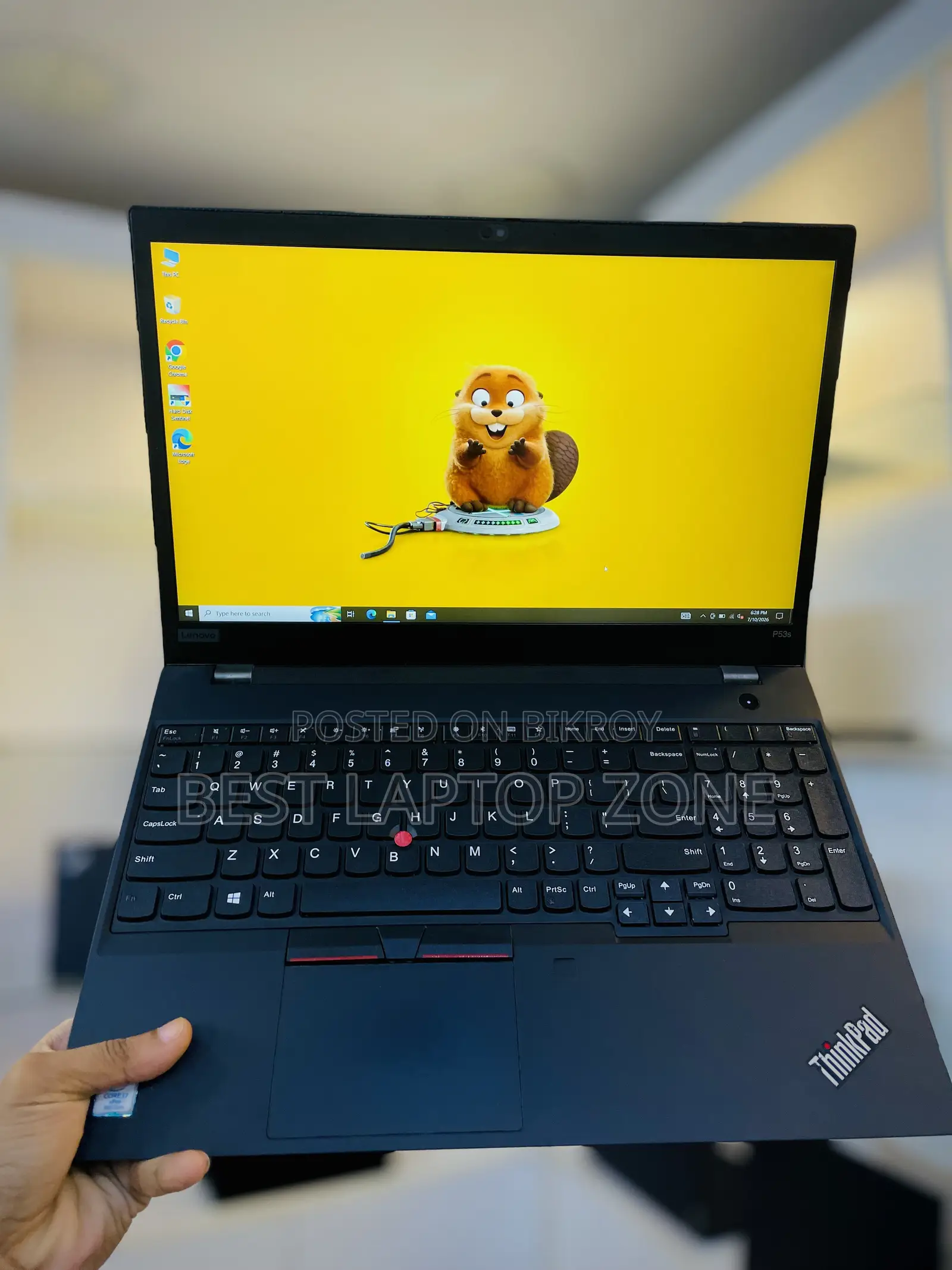 Laptop Lenovo ThinkPad P53 16GB Intel Core I7 SSD 512GB
