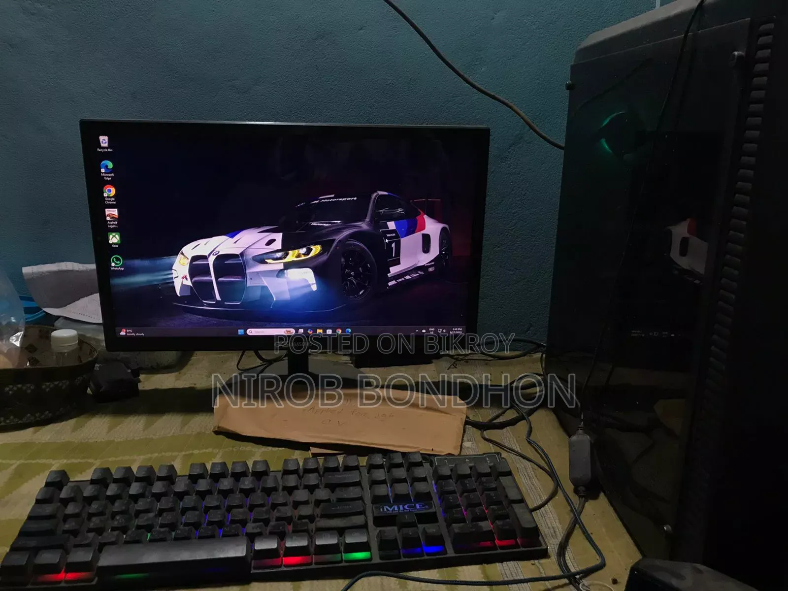 Desktop Computer MSI 8GB AMD Ryzen 5 SSD 128GB