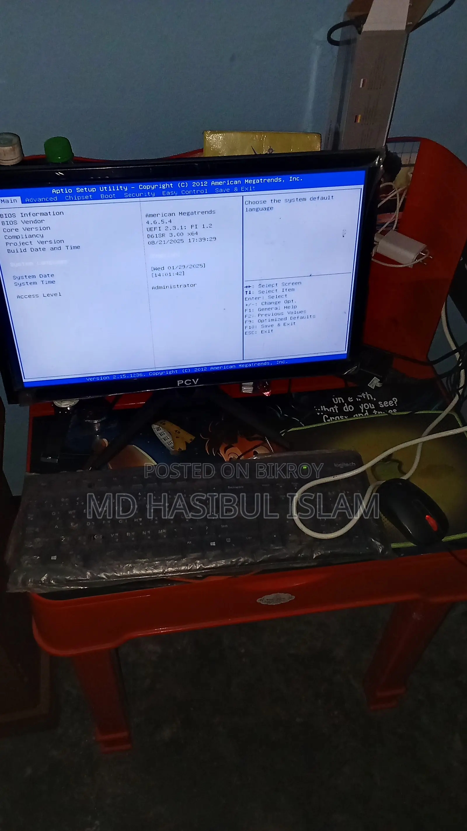 Desktop Computer 12GB Intel Core i5 HDD 500GB