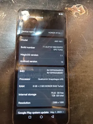 Honor X9 5G 128 GB Black