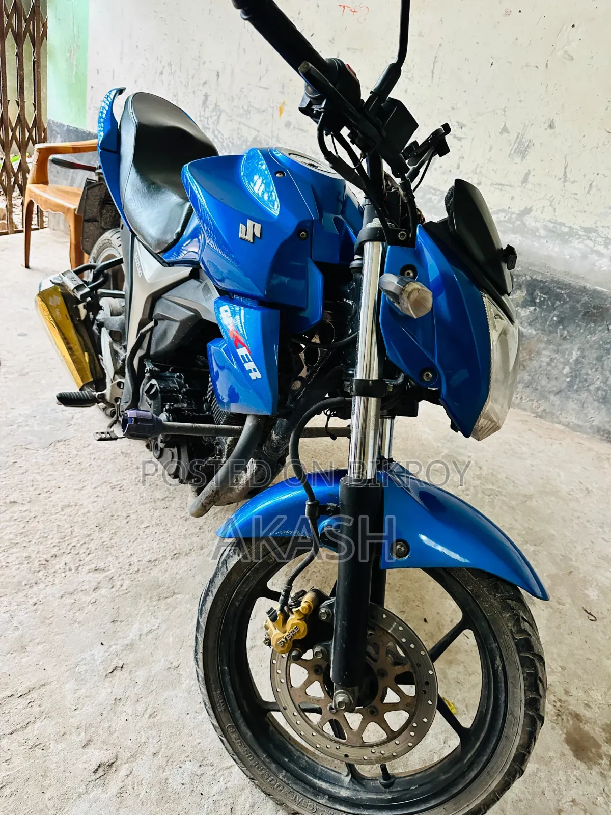 Suzuki Gixxer Monotone 2022 Blue