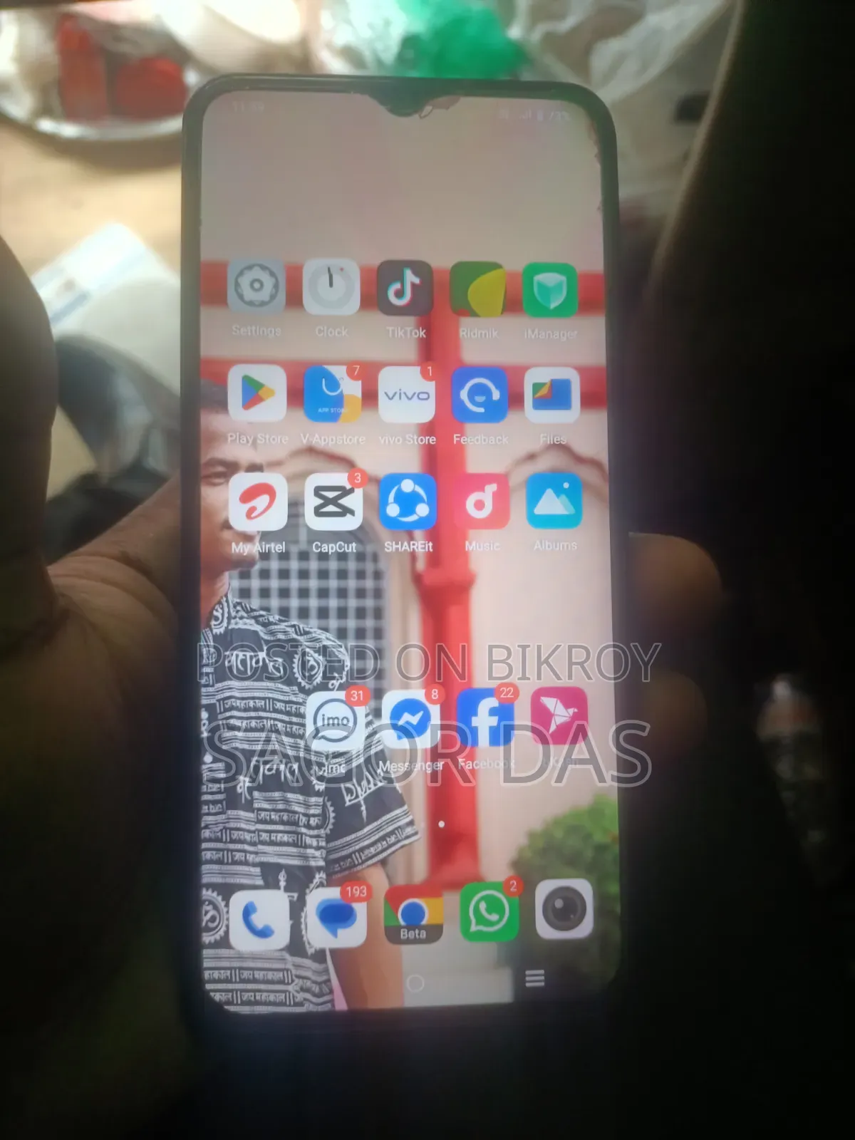 Vivo Y03t 64 GB Blue