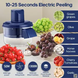 Electric Automatic Fruit Vegetable Peeler, Rechargeable