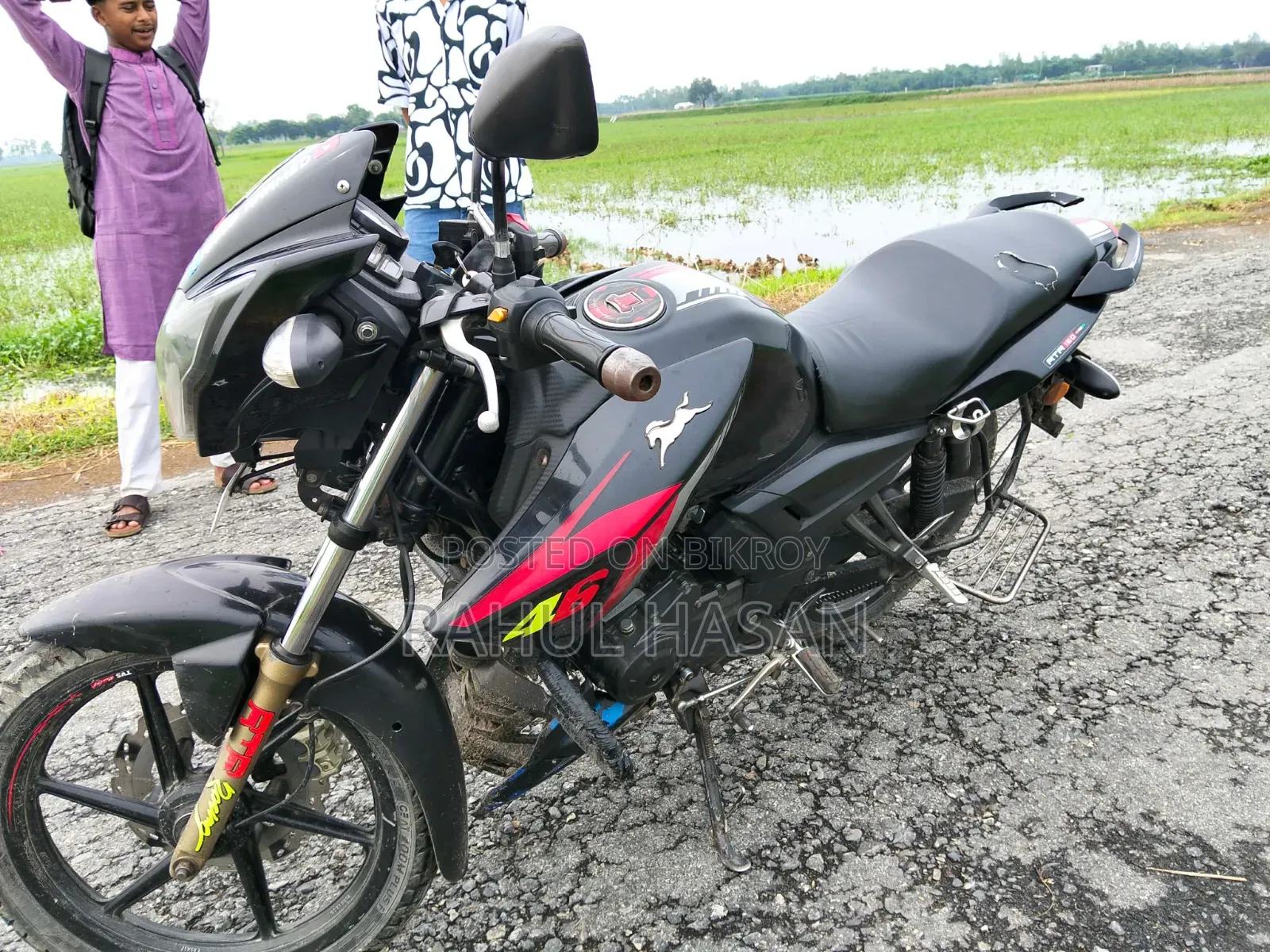 TVS Apache RTR 160 2V 2020 Black