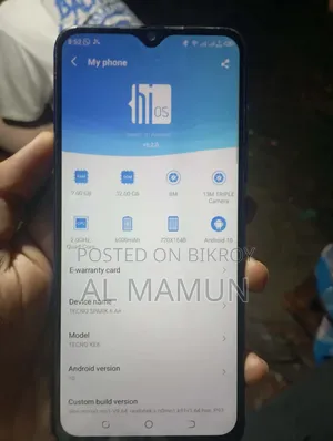 Tecno Spark 6 Air 32 GB Blue