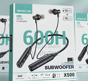 600 Hours (600h) Mobicom X500 Wireless Neckband