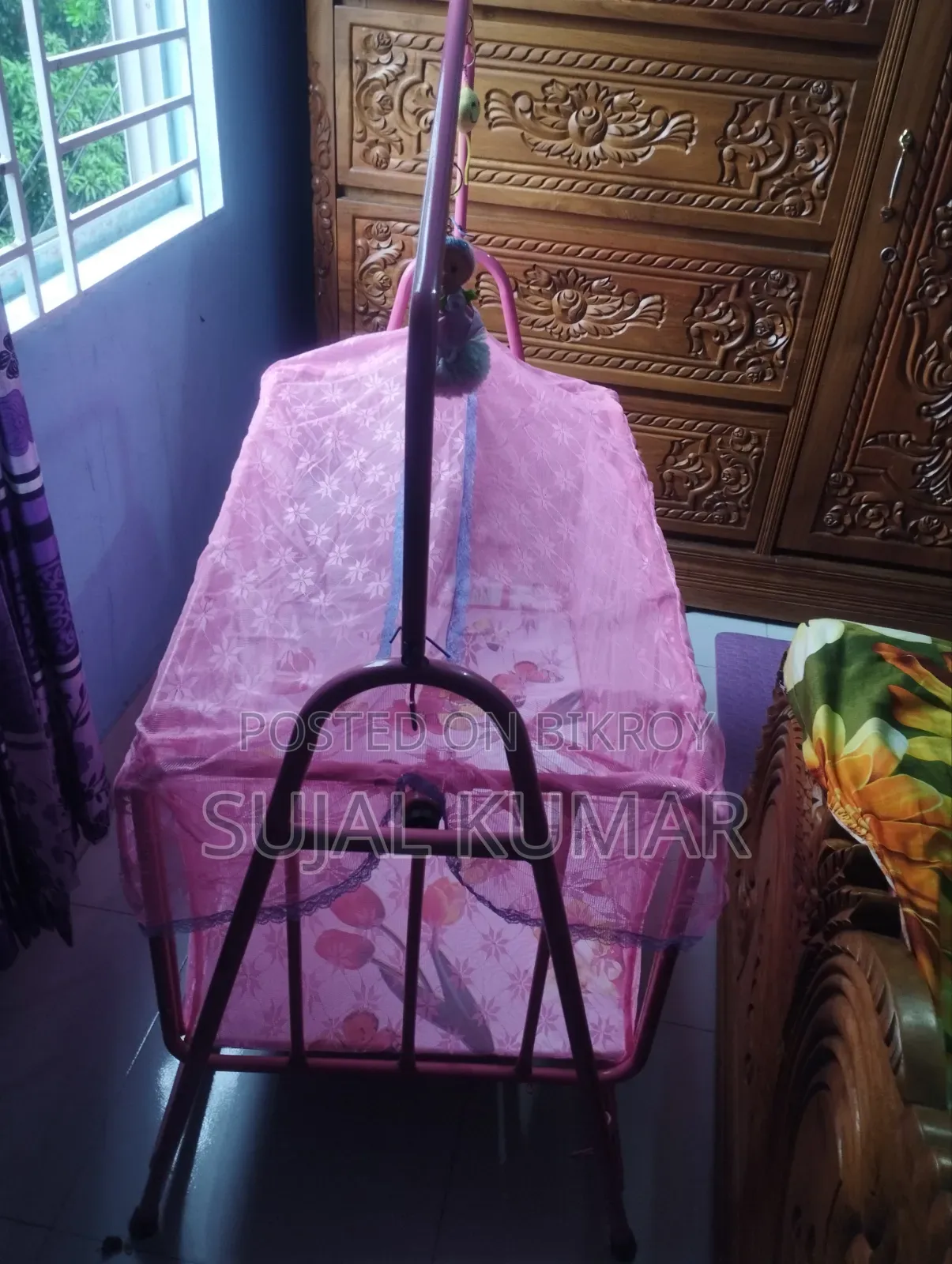 A cradle will be sold